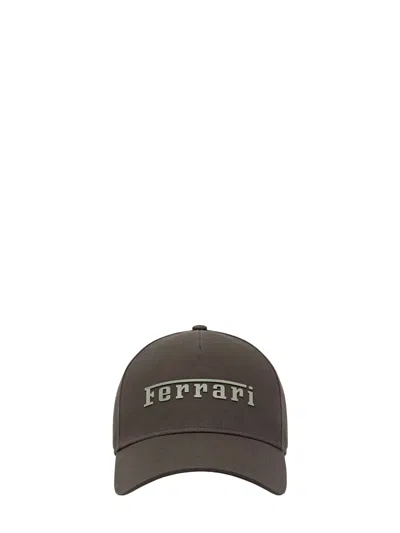 Ferrari Mini Hat For Men In Brown
