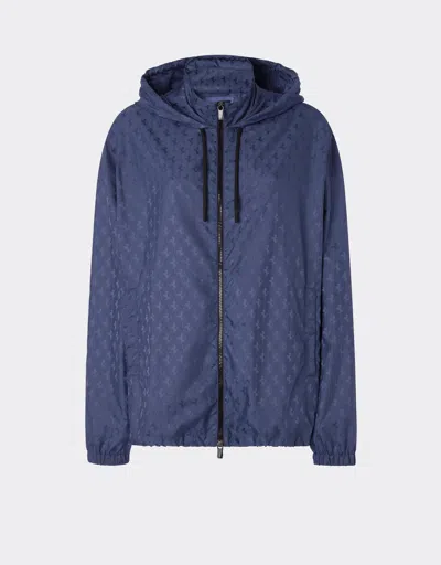Ferrari Nylon Windbreaker With Prancing Horse Motif