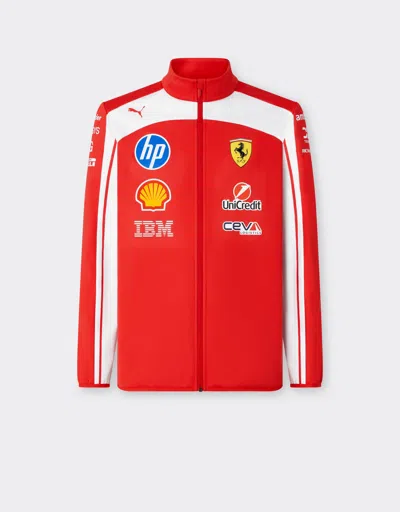 Ferrari Replica 2026 Puma Softshell Jacket For Scuderia  Hp In Red
