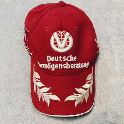 Pre-owned Ferrari X Formula Uno Vintage Michael Schumacher 1 F1 Champion 2000 Racing Cap In Red