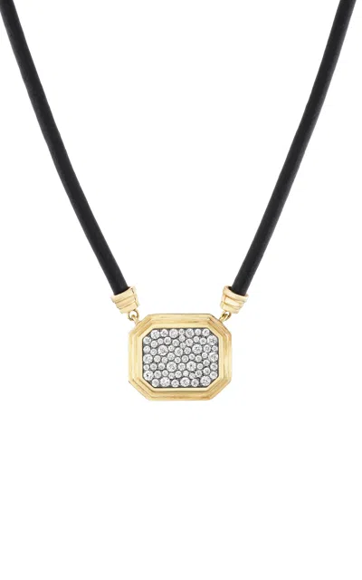 Fiametta 14k Yellow Gold Diamond Necklace