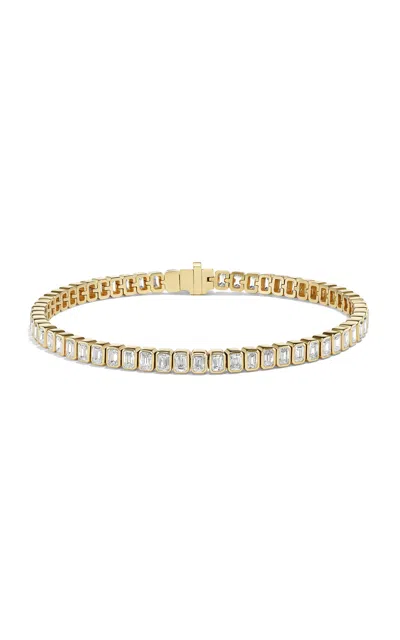 Fiametta 14k Yellow Gold Diamond Tennis Bracelet