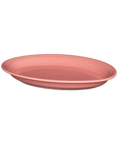 Fiesta 13 5/8" Large Oval Serving Platter In Peony