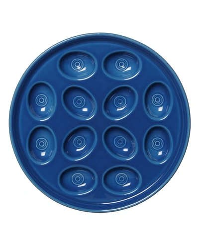 Fiesta Egg Plate In Lapis