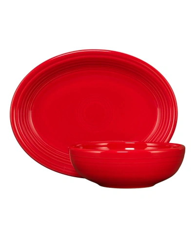 Fiesta Serve Set 2 Piece In Scarlet