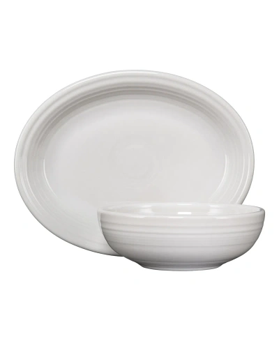 Fiesta Serve Set 2 Piece In White