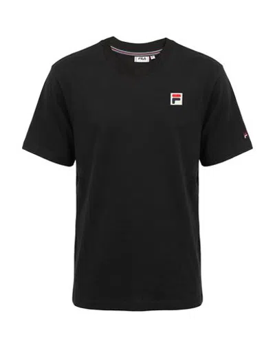 Fila Man T-shirt Black Size M Cotton