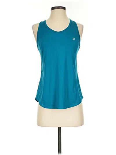 Pre-owned Fila Sport Active Tank Top In Teal