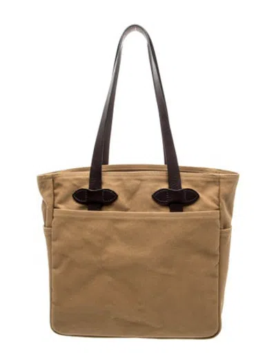 Pre-owned Filson Canvas Tote In Brown