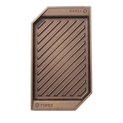 Finex 15 Lean Cast Iron Grill Pan In Bronze