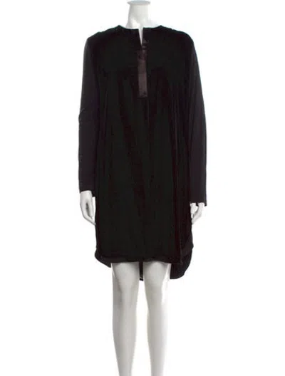 Pre-owned Finley Mini Dress In Black