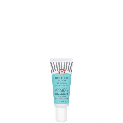 First Aid Beauty Brighten And Glow Eye Cream With Niacinamide 0.5 oz In White