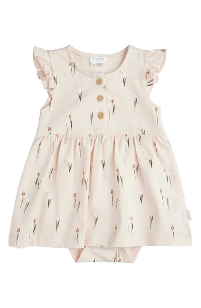 Firsts By Petit Lem Babies' Tulip Skirted Bodysuit In Light Pink