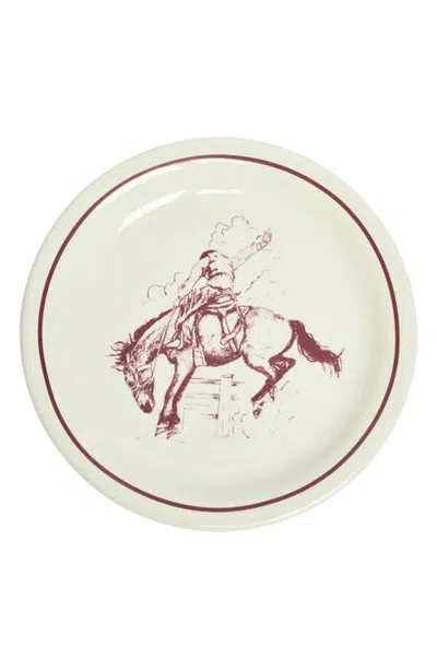 Fishs Eddy Bucking Bronco Dinnerware Plate In Multi