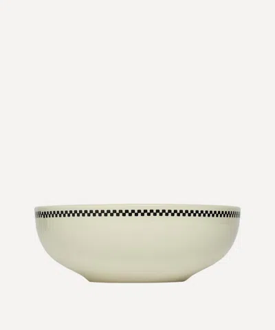 Fishs Eddy Checkerboard Pasta Bowl