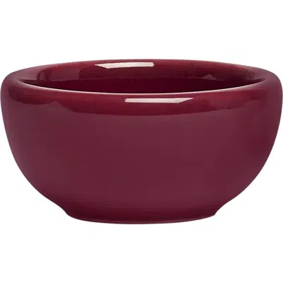 Fishs Eddy Colorware Nut Bowl In Burgundy