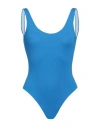 Fisico Woman One-piece Swimsuit Blue Size Xs Polyamide, Elastane
