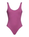 Fisico Woman One-piece Swimsuit Mauve Size L Polyamide, Elastane In Purple