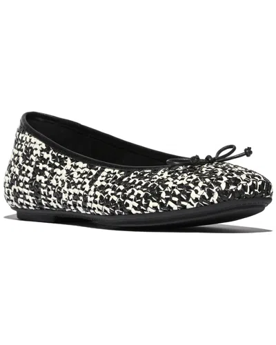 Fitflop Delicato Leather-trim Ballet Flat In Multi