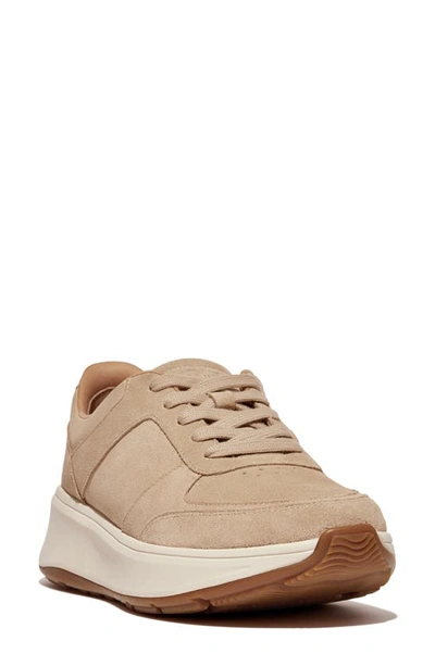 Fitflop Lulu Two-tone Water Resistant Sneaker In Latte Beige