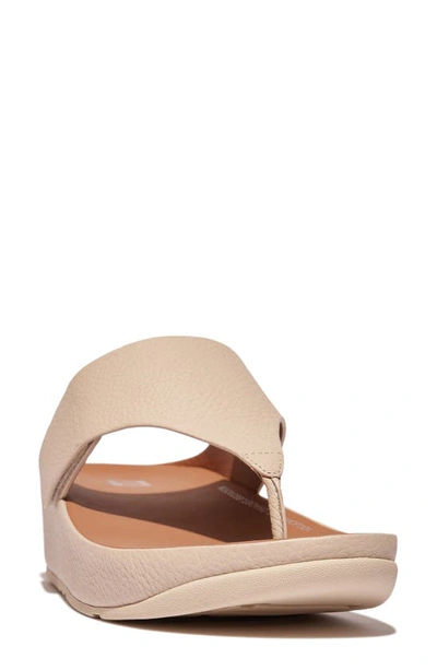 Fitflop Shuv Platform Flip Flop In Stone Beige