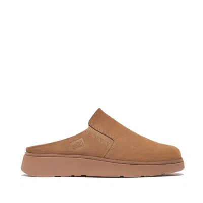 Fitflop Women's Gen-ff Suede Mules In Desert Tan In Brown
