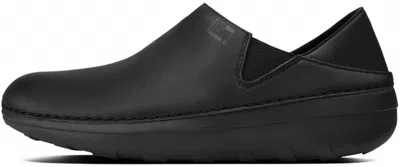 Fitflop Women's Superloafer Leather Loafer In All Black
