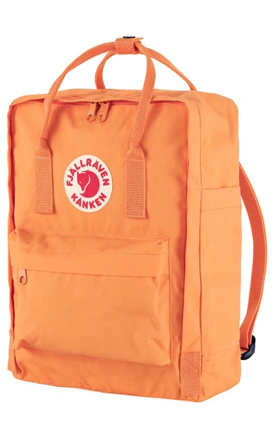 Fjall Raven Kånken Water Resistant Backpack In Sunstone Orange