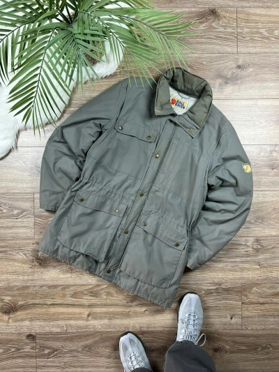 Pre-owned Fjallraven X Outdoor Life 90's Fjallraven Vintage Gorpcore Puffer Winter Parka Jacket In Grey