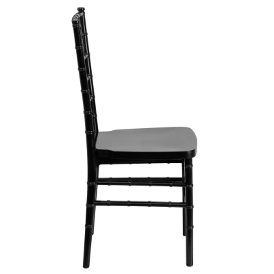 Flash Furniture Hercules Premium Series Black Resin Stacking Chiavari Chair