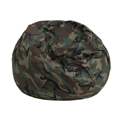 Flash Furniture Small Camouflage Kids Bean Bag Chair In Multi