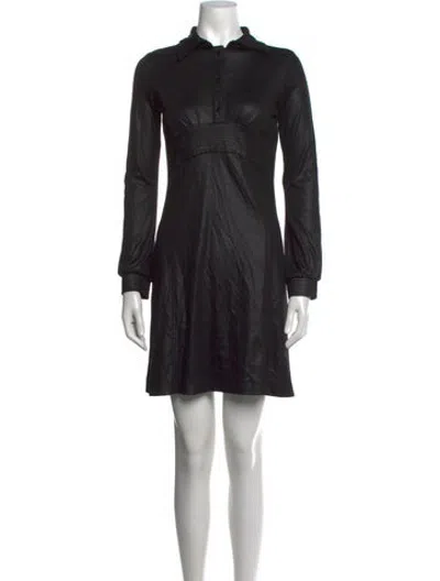 Pre-owned Flavio Castellani Mini Dress In Black