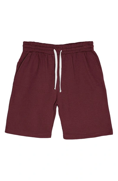 Fleece Factory Core Fleece Shorts In Vintage Wine