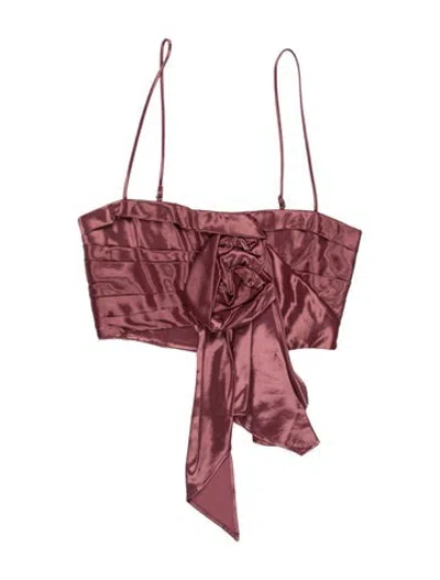 Pre-owned Fleur Du Mal Halterneck Sleeveless Top In Pink