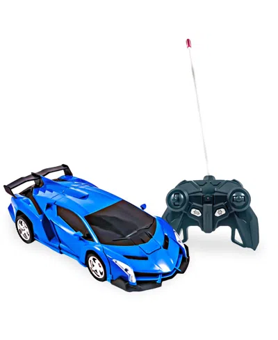 Flipo Automotion Shape-shifting Robot R/c Car In Blue