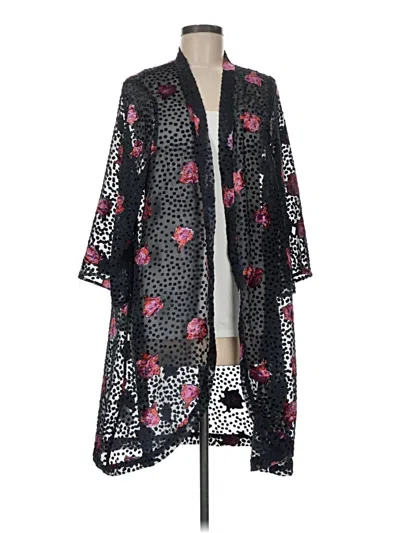 Pre-owned Floreat Kimono In Black
