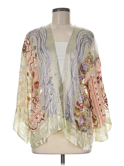 Pre-owned Floreat Kimono In Ivory