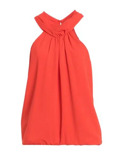 Fly Girl Woman Top Orange Size M Polyester
