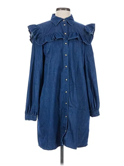 Pre-owned Flying Tomato Casual Dress In Blue