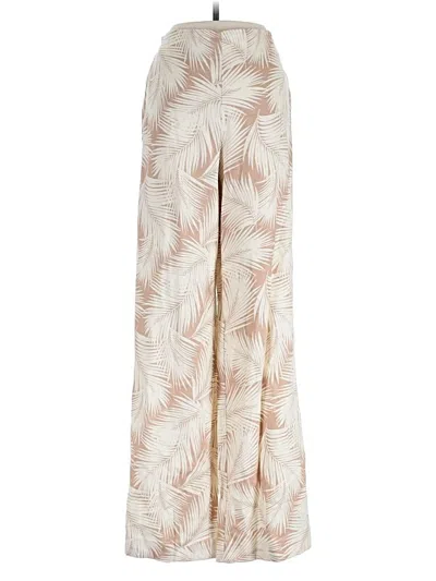 Pre-owned Forever 21 Linen Pants In Ivory