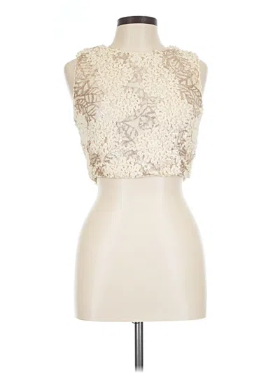 Pre-owned Forever 21 Sleeveless Blouse In Ivory