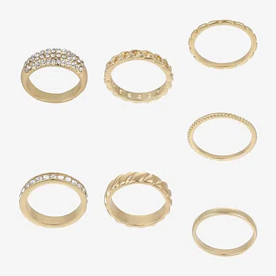 Forever 21 Womens Ring Set In Yellow