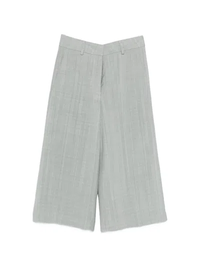 Forte Forte Lagune Viscose Hopsack Cropped Pants