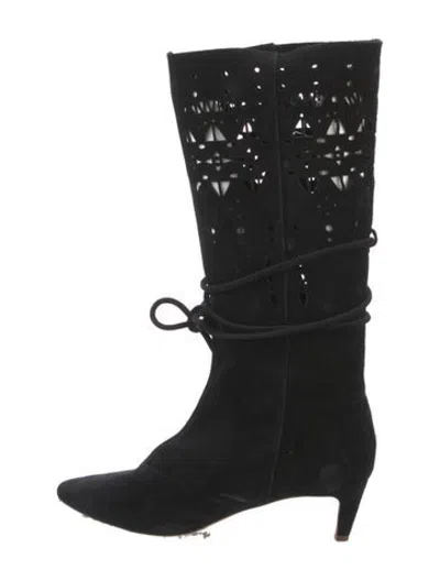 Pre-owned Forte Forte Suede Boots In Black