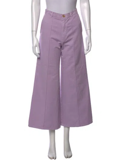 Pre-owned Forte Forte Wide Leg Pants In Purple
