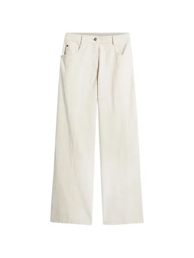 Forte Forte Wide-leg Jeans In Gray
