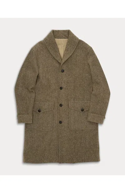 Fortela Hopkins Single-breasted Virgin Wool Coat In Nude