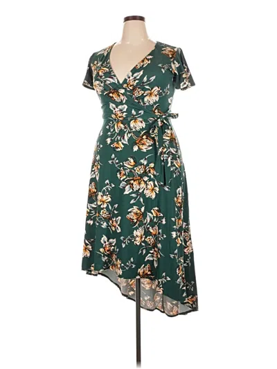 Pre-owned Fortune + Ivy Casual Dress In Green
