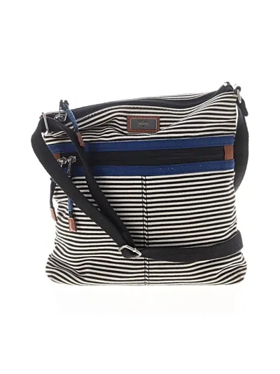 Pre-owned Fossil Crossbody Bag In Blue