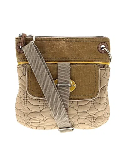 Pre-owned Fossil Crossbody Bag In Gold